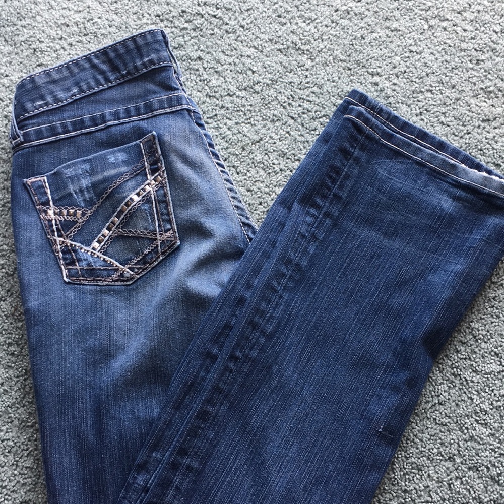 BKE Mid Rise Boot Cut Sabrina Style Jeans